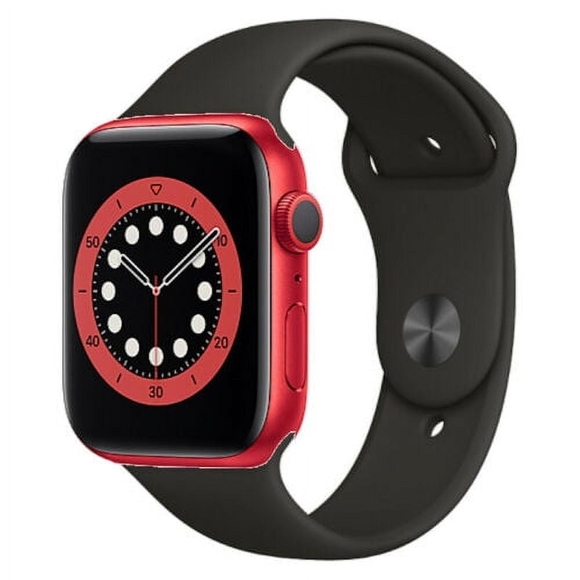 Apple Watch 6 series with Red Case 44mm